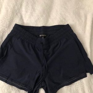 Athleta navy blue shorts